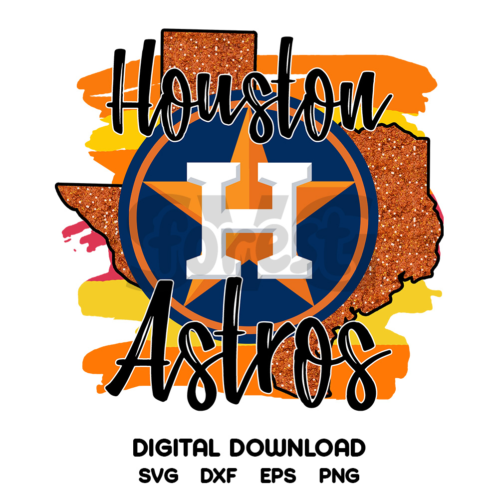 Houston Astros Heart Flag PNG file template