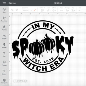 In My Spooky Bitch Era SVG Come We Fly Halloween T shirt Design SVG PNG Files 2