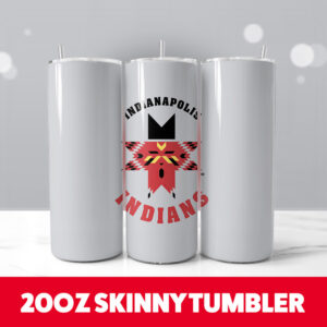 Indianapolis Indians 20oz Tumbler Wrap PNG Digital Download 1