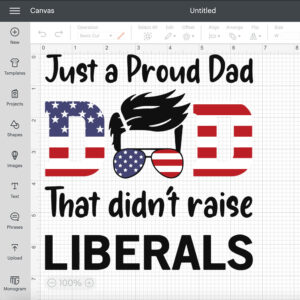 Just A Proud Dad SVG Patriotic SVG 2