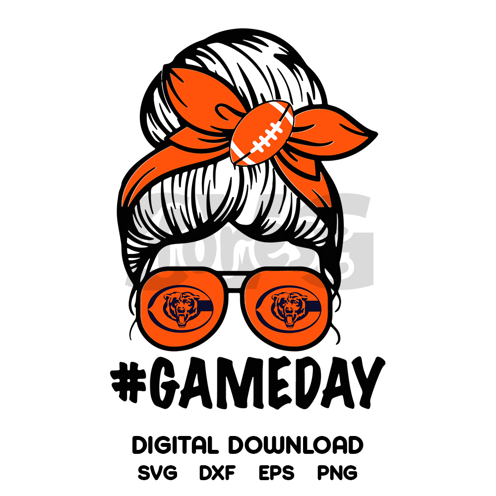 Chicago Bears Football SVG, Chicago Bears Instant Download