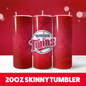 Minnesota Twins 20oz Tumbler Wrap PNG Digital Download 1
