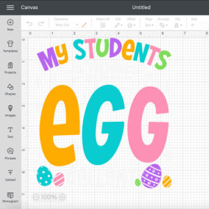 My Students Are Egg cellent SVG Teacher Easter T shirt Design SVG Cut Files Cricut 2