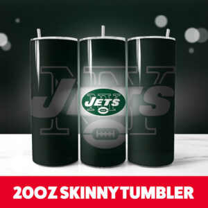 New York Jets 20oz Tumbler Wrap PNG Digital Download 1