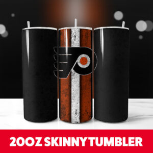 Philadelphia Flyers 20oz Skinny Tumbler PNG Digital Download 2