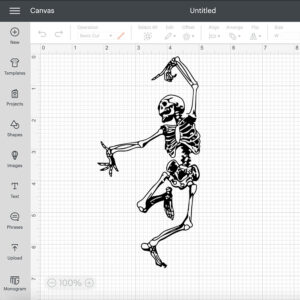 Skeleton Dancing SVG 2