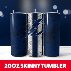Tampa Bay Lightning 20oz Skinny Tumbler PNG Digital Download 1