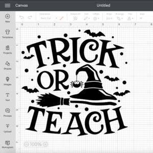 Trick Or Teach Halloween SVG 2