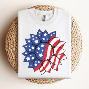 USA Sunflower SVG American Flag SVG 3