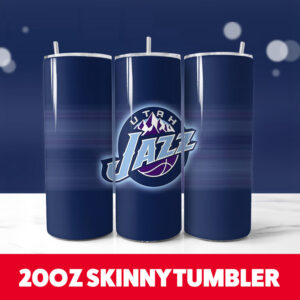 Utah Jazz 20oz Tumbler Wrap PNG Digital Download 1