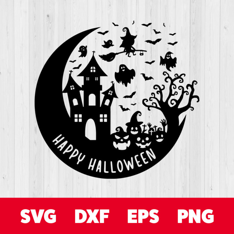 Witch Happy Halloween SVG 1