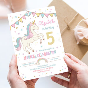 editable unicorn invitation unicorn party unicorn birthday magical unicorn invite