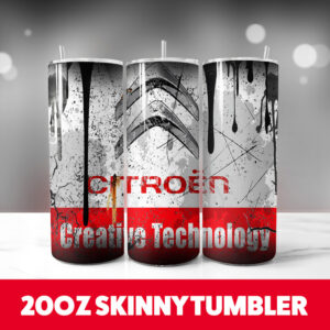 Car Brand 22 20oz Skinny Tumbler PNG Digital Download 1