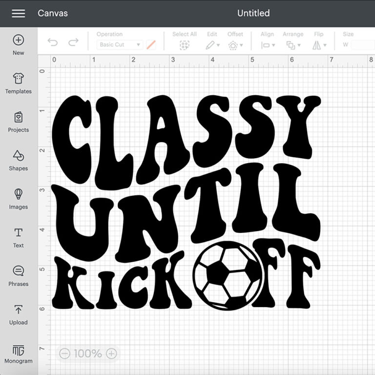 Classy Until Kickoff SVG Soccer Ball Game Day T shirt Retro Design SVG PNG Files 2