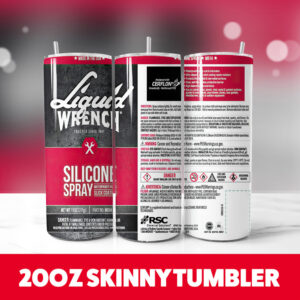 LIQUID WRENCH 20oz Skinny Tumbler PNG Digital Download 1
