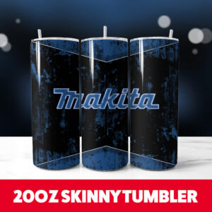 Makita Distressed 20oz Skinny Tumbler PNG Digital Download 1