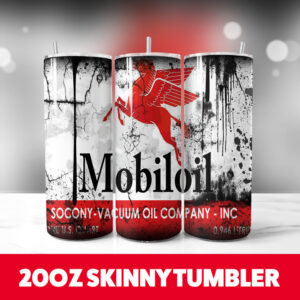 Oil Brand 11 20oz Skinny Tumbler PNG Digital Download 1
