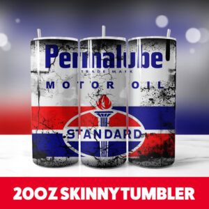 Oil Brand 16 20oz Skinny Tumbler PNG Digital Download 1
