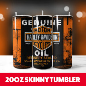 Oil Brand 2 20oz Skinny Tumbler PNG Digital Download 1
