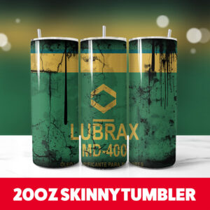 Oil Brand 3 20oz Skinny Tumbler PNG Digital Download 1