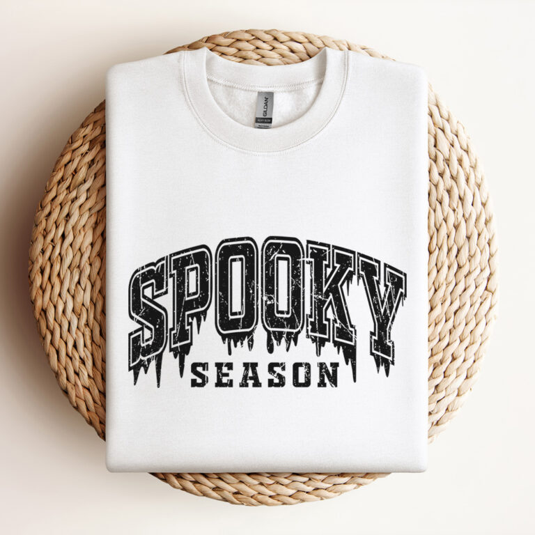 Spooky Season SVG Halloween Spooky Vibes T shirt College Design SVG PNG Files 3