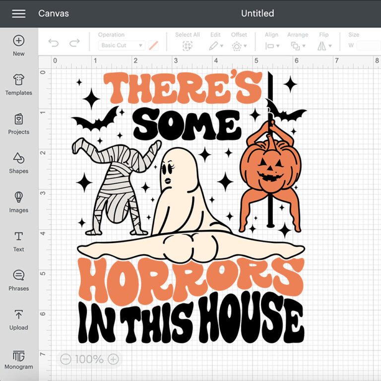 Theres Some Horrors In This House SVG Funny Halloween White T shirt Design SVG PNG 2