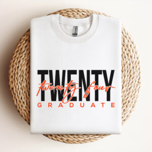 Twenty Twenty Four Graduate SVG Senior Class 2024 T shirt Design SVG PNG Files 3