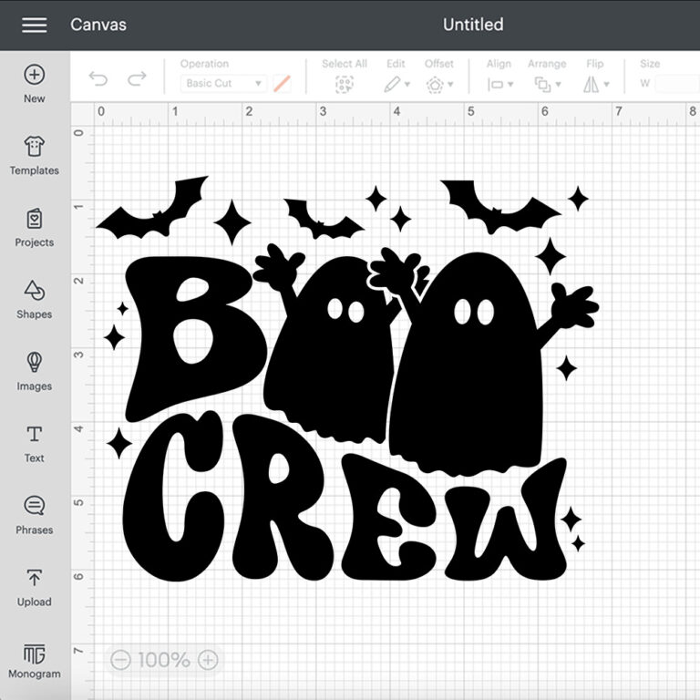 Boo Crew SVG Halloween Ghosts Matching T shirt Digital Design PNG 2