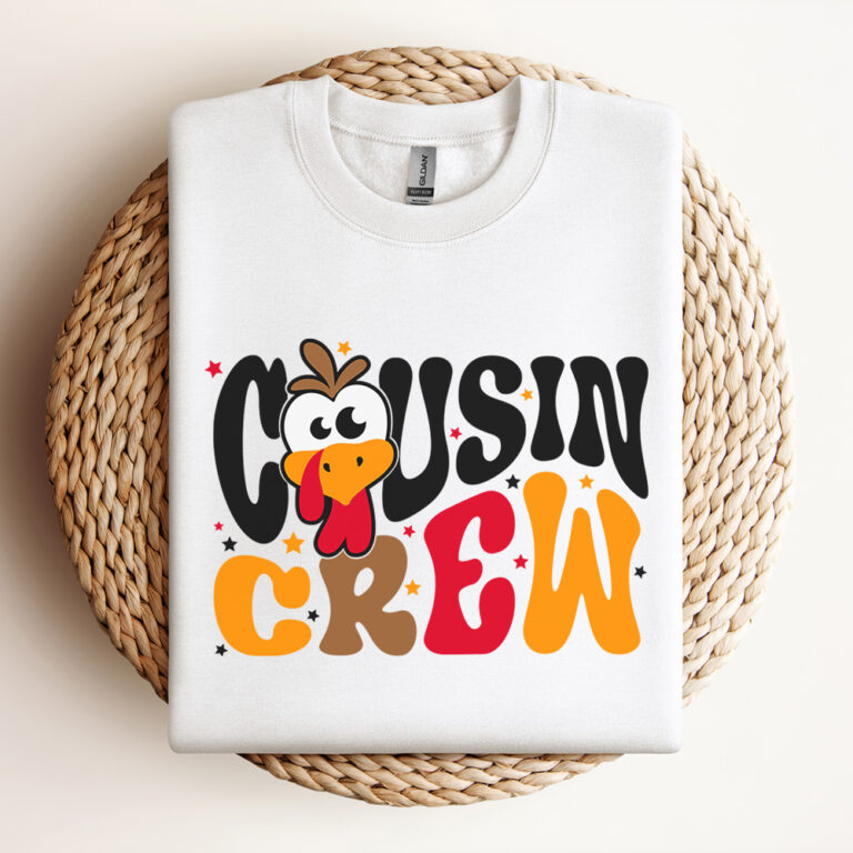 Cousin Crew SVG Thanksgiving Cousin Matching T shirt Digital Design PNG 3
