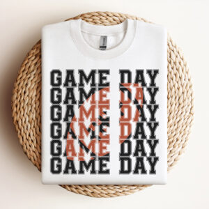 Game Day SVG Football Game Fan T shirt Trendy Design SVG PNG Cut Files 3