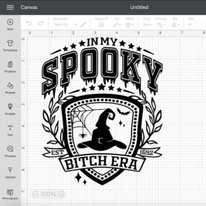 In My Spooky Bitch Era SVG Salem Halloween BW Trendy Design SVG PNG 2