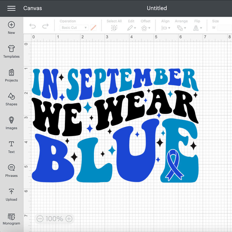 In September We Wear Blue SVG Blue Ribbon Hydrocephalus Awareness Design PNG 2