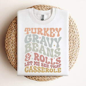 Turkey Gravy Beans and Rolls Let Me See that Casserole SVG Digital Design PNG 3