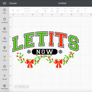 Letits Now SVG Funny Christmas Ugly Sweater T shirt Color Digital Design SVG PNG 2