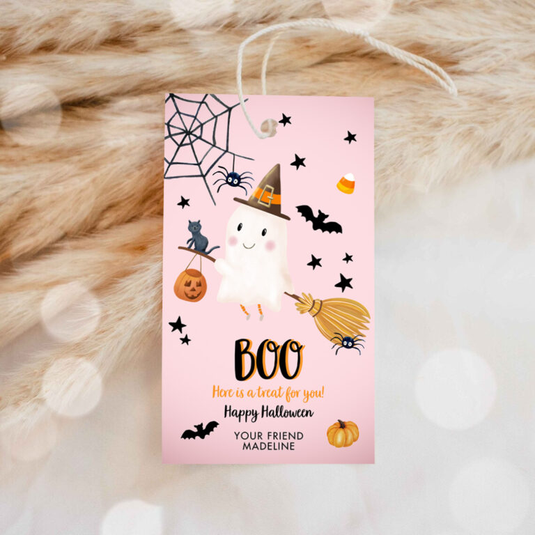 1 Editable Halloween Favor Tags Boo Gift Tag Costume Party Trick Or Treat Favor Tags Birthday Party Download Printable Corjl 0479 0261 0009 1