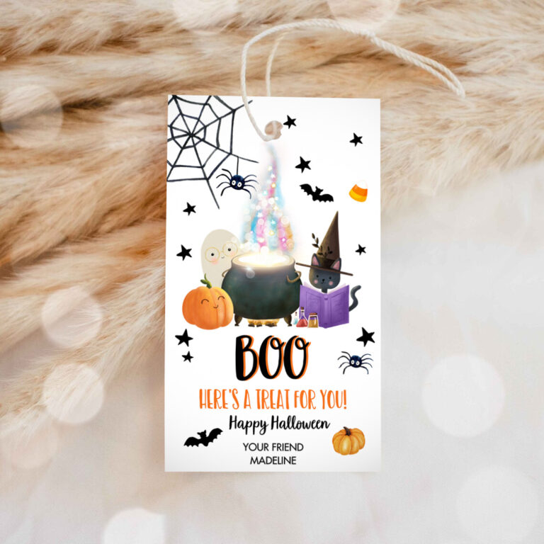 1 Editable Halloween Favor Tags Boo Gift Tags Costume Party Trick Or Treat Favor Tags Birthday Party Download Printable Corjl 0480 0261 0009 1