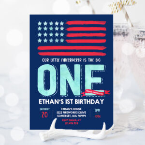 2 Editable 4th Of July Invitation 4th Of July Birthday Invitation Vintage 4th Of July Patriotic Birthday Red White And Blue