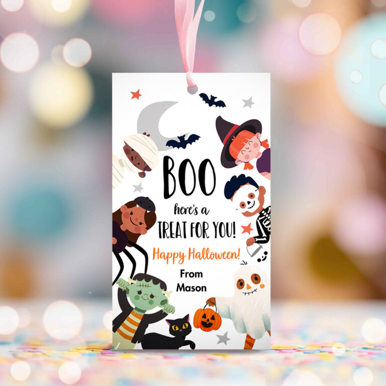 2 Editable Halloween Favor Tags Boo Gift Tags Costume Party Trick Or Treat Favor Tag Birthday Party Printable Template Corjl 0261 0473 0009 1