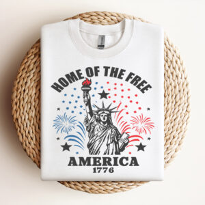 4th Of July Home Of the Free America 1776 SVG Design