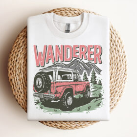 Adventure Vector SVG Wanderer SVG Retro Shirt Design Nature Vector Vintage Camping Design Design