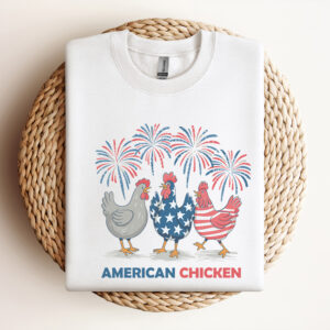 American Chicken Funny 4th Of July SVG Design