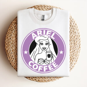 Ariel Coffee SVG Ariel Starbucks Coffee SVG The Little Mermaid 2