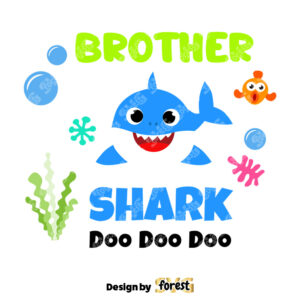 Baby Shark SVG Brother Shark Cricut SVG Baby Shark Clipart File 0
