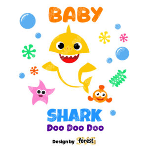Baby Shark SVG Shark Family SVG Baby Shark PNG Shark Doo 0