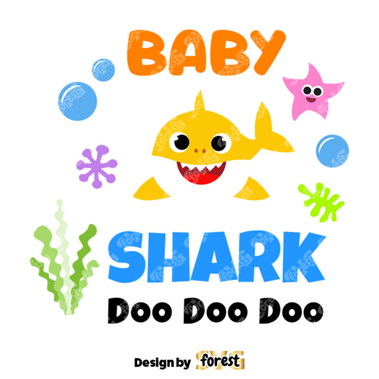 Baby Shark SVGBaby Shark Cricut SVGBaby Shark ClipartBaby Shark SVG For Cricut 0