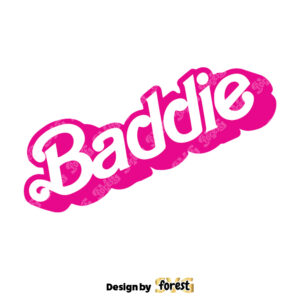 Baddie SVG Baddie Barbie SVG Baddie Pink Logo SVG 0
