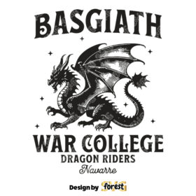 Basgiath War College SVG Forth Wing Iron Flame SVG Vintage Retro Bookish SVG Vintage SVG