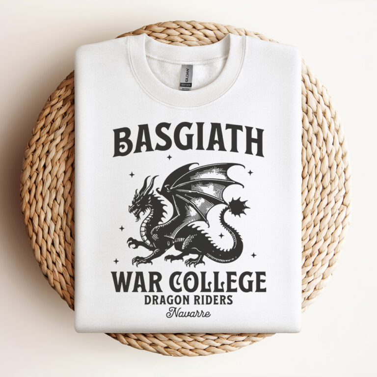 Basgiath War College SVG Forth Wing Iron Flame SVG Vintage Retro Bookish SVG Vintage SVG Design