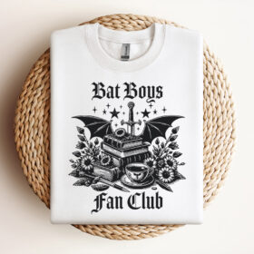 Bat Boys Fan Club SVG Acotar SVG Vintage Retro Bookish SVG Book Reader Book Lover Fantasy SVG Vintage SVG Design