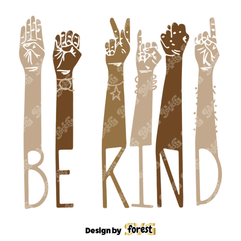 Be Kind Hand SVGBe Kind Hand Be Kind SVGBe Kind Hand Sign 0